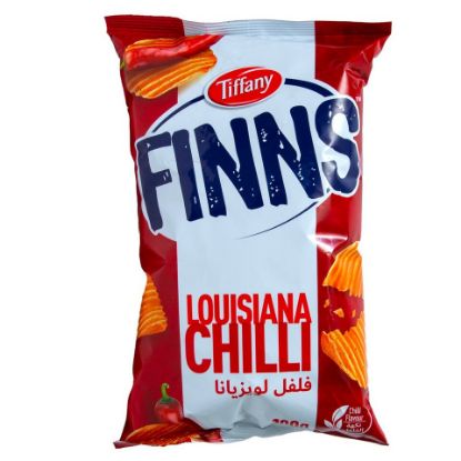 Picture of Tiffany Finns Potato Chips Louisiana Chilli 100g