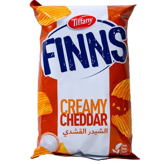 Picture of Tiffany Finns Chips Creamy Cheddar 85g