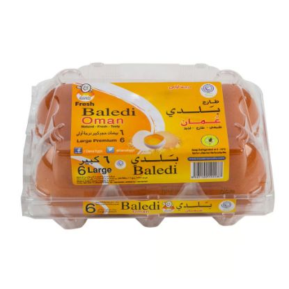 Picture of Baledi Premium Brown Eggs Large 6pcs