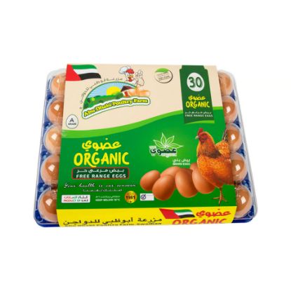 Picture of Abu Dhabi Poultry Farm Organic Free Range Brown Eggs 30 pcs