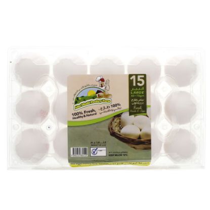 Picture of Abu Dhabi Poultry Farm Grade A White Eggs Large 15pcs