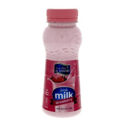 Picture of Al Rawabi Strawberry Fresh Milk 200ml